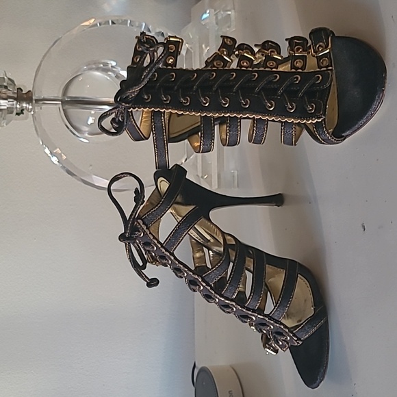 DOLCE & GABBANA Denim Sandals - Picture 8 of 17